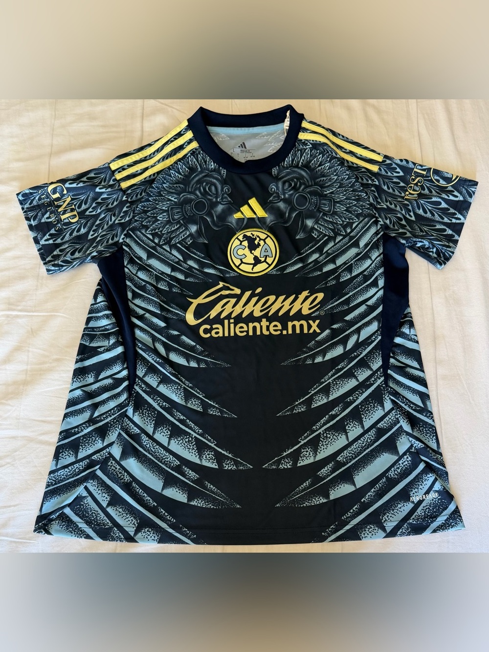 Adidas Club America 2025/26 Away Blue Soccer Jersey JN8620 Women’s Sz: Large